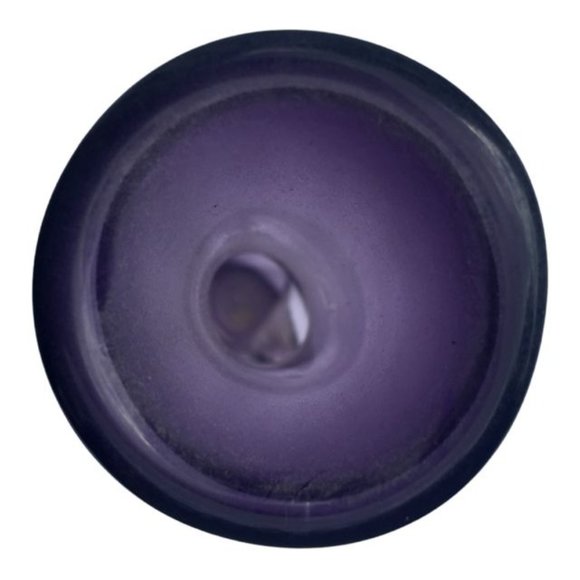 Purple Glass Center Hole Decanter Vase 13" - Picture 4 of 4